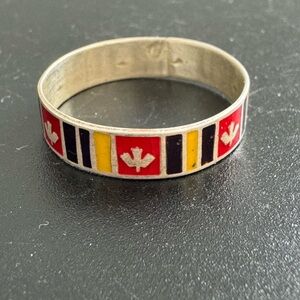 925 Sterling Men’s Enamel Band Ring